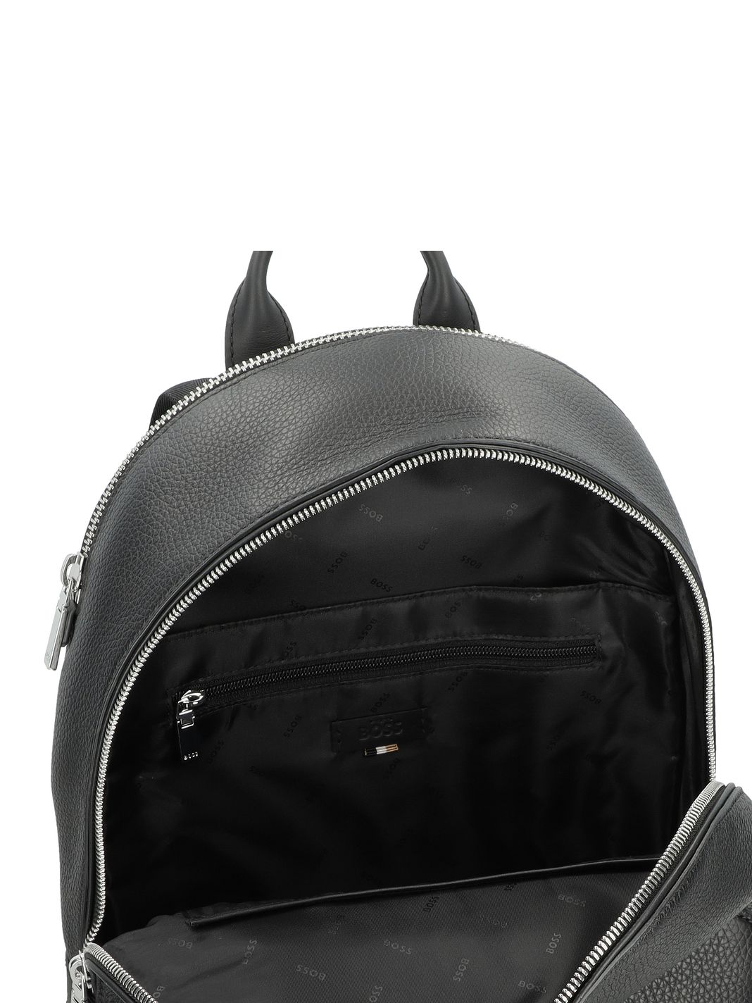 Boss New Crosstown Mochila urbana Piel natural 42 cm Compartimento para el portátil