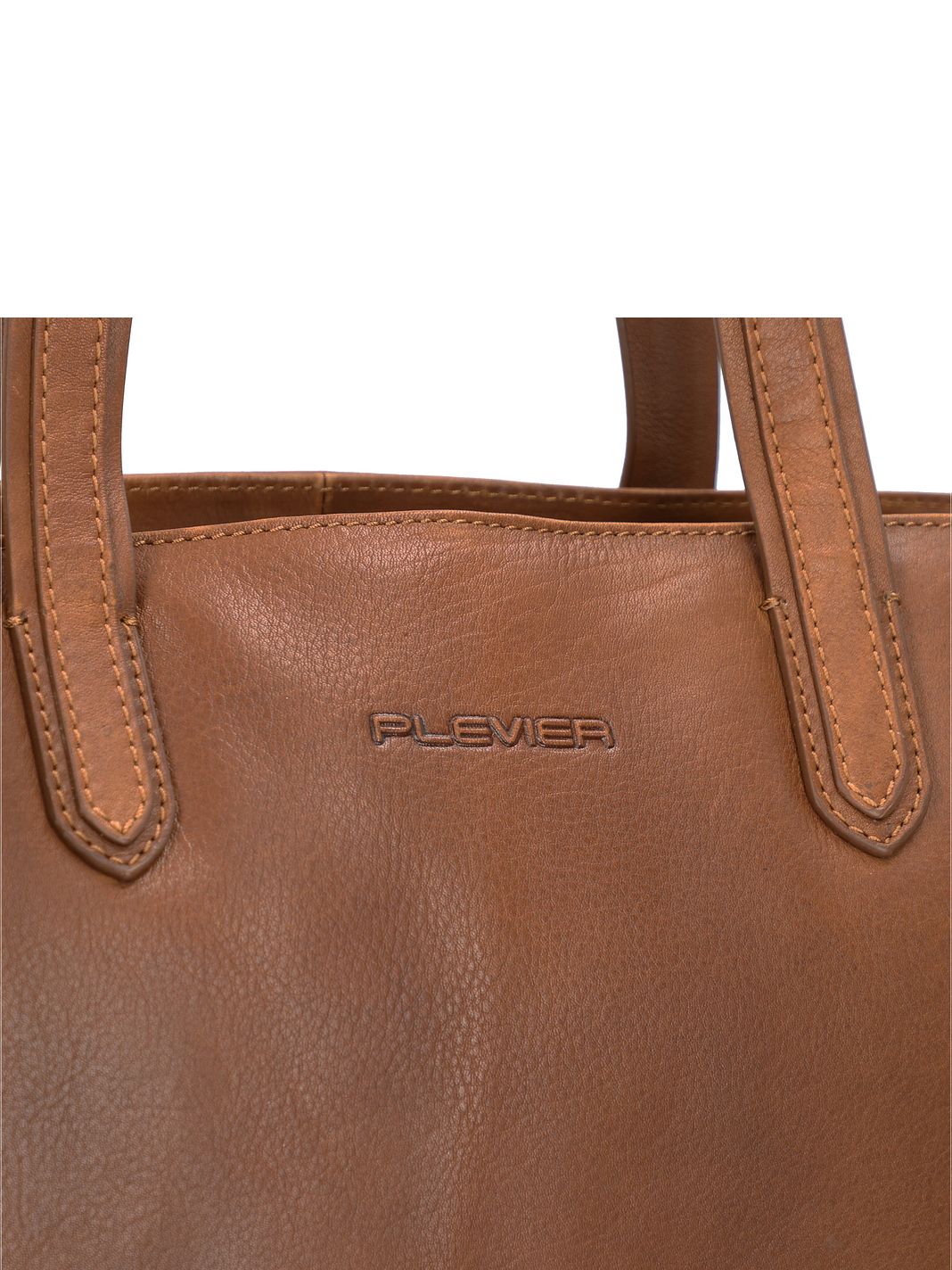 Plevier Power Bolsa de compras Piel natural 31 cm Compartimento para el portátil