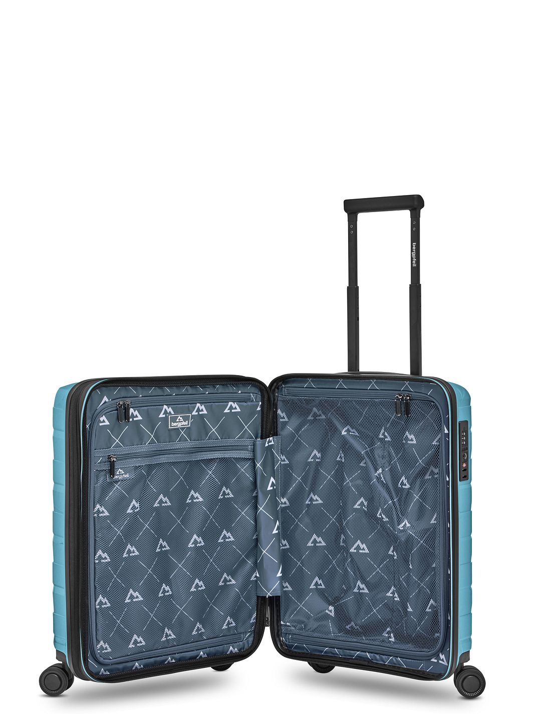 Bergpfeil Travel 4 ruedas Maleta de cabina S 55 cm Con asa expansible