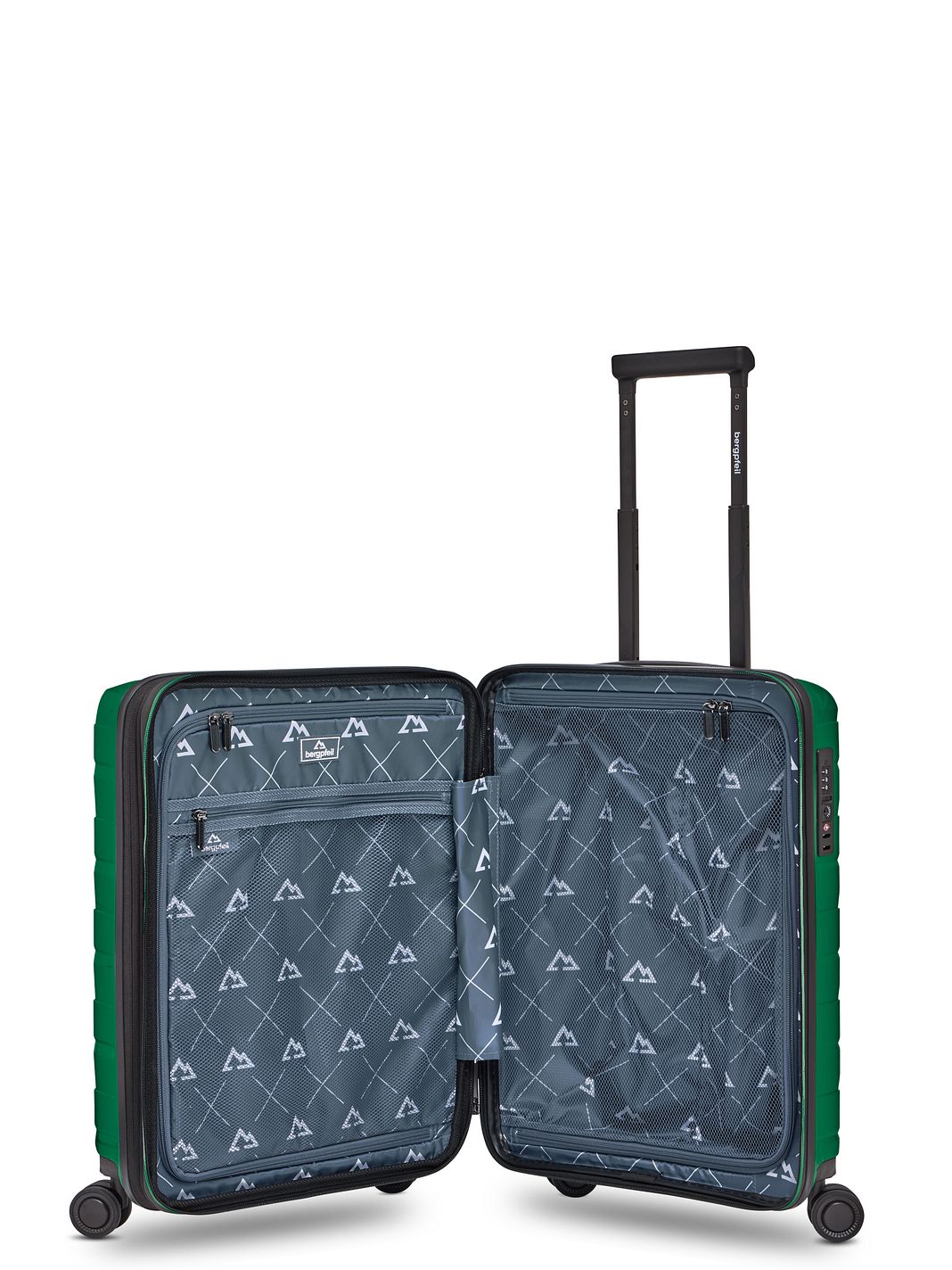 Bergpfeil Travel 4 ruedas Maleta de cabina S 55 cm Con asa expansible