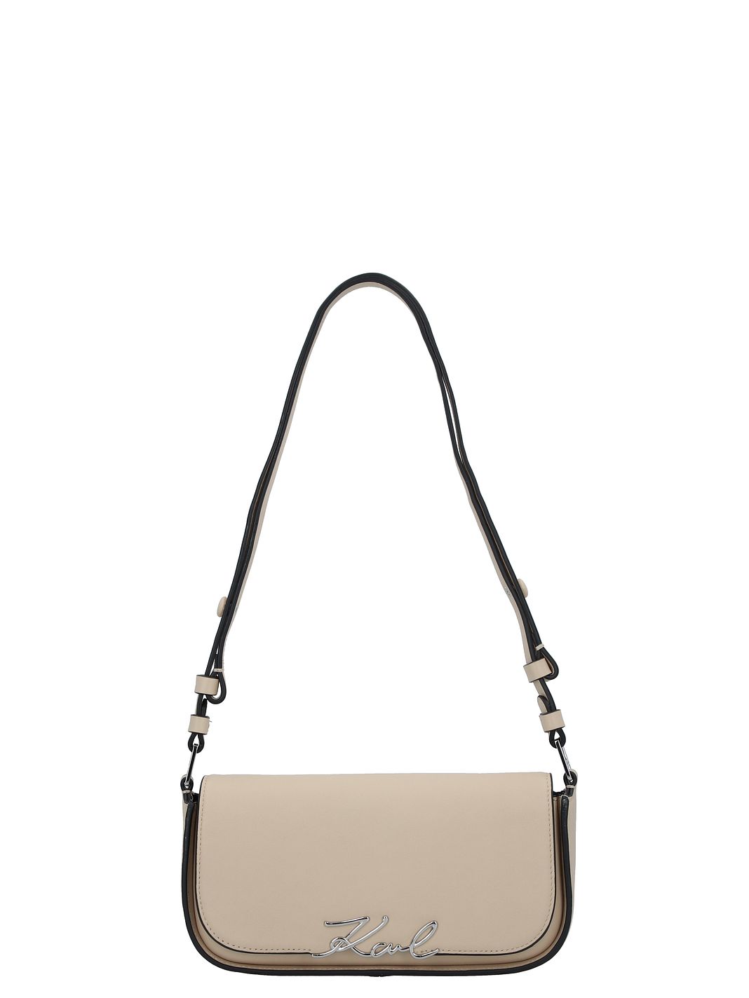 Karl Lagerfeld Signature Taška přes rameno Kůže 24 cm