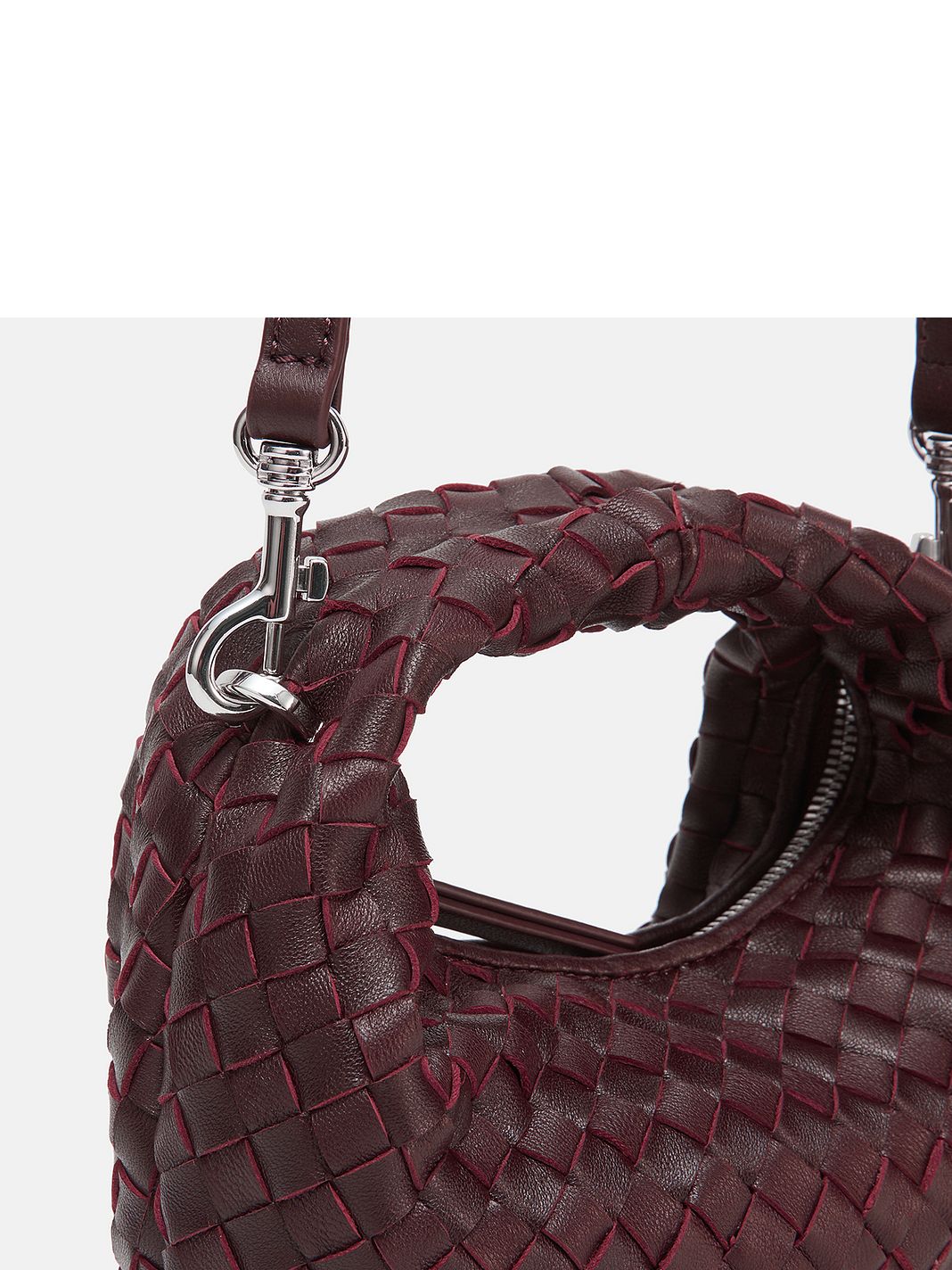 LES VISIONNAIRES Greta Micro weave Handväska Läder 20 cm LES VISIONNAIRES Greta Micro weave Handväska Läder 20 cm