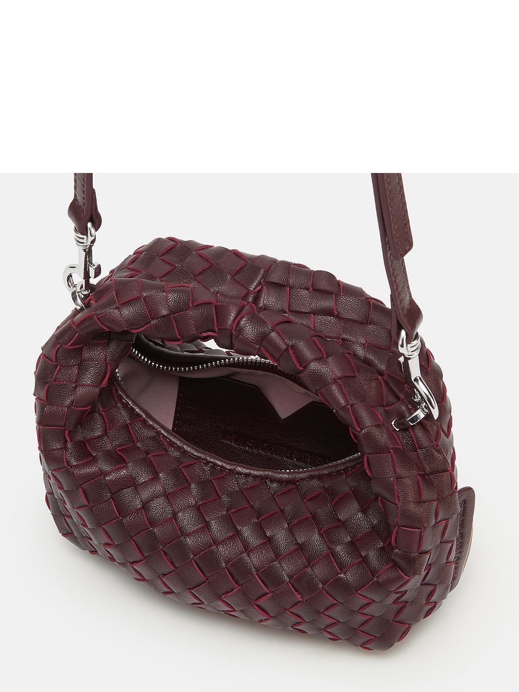 LES VISIONNAIRES Greta Micro weave Handväska Läder 20 cm LES VISIONNAIRES Greta Micro weave Handväska Läder 20 cm