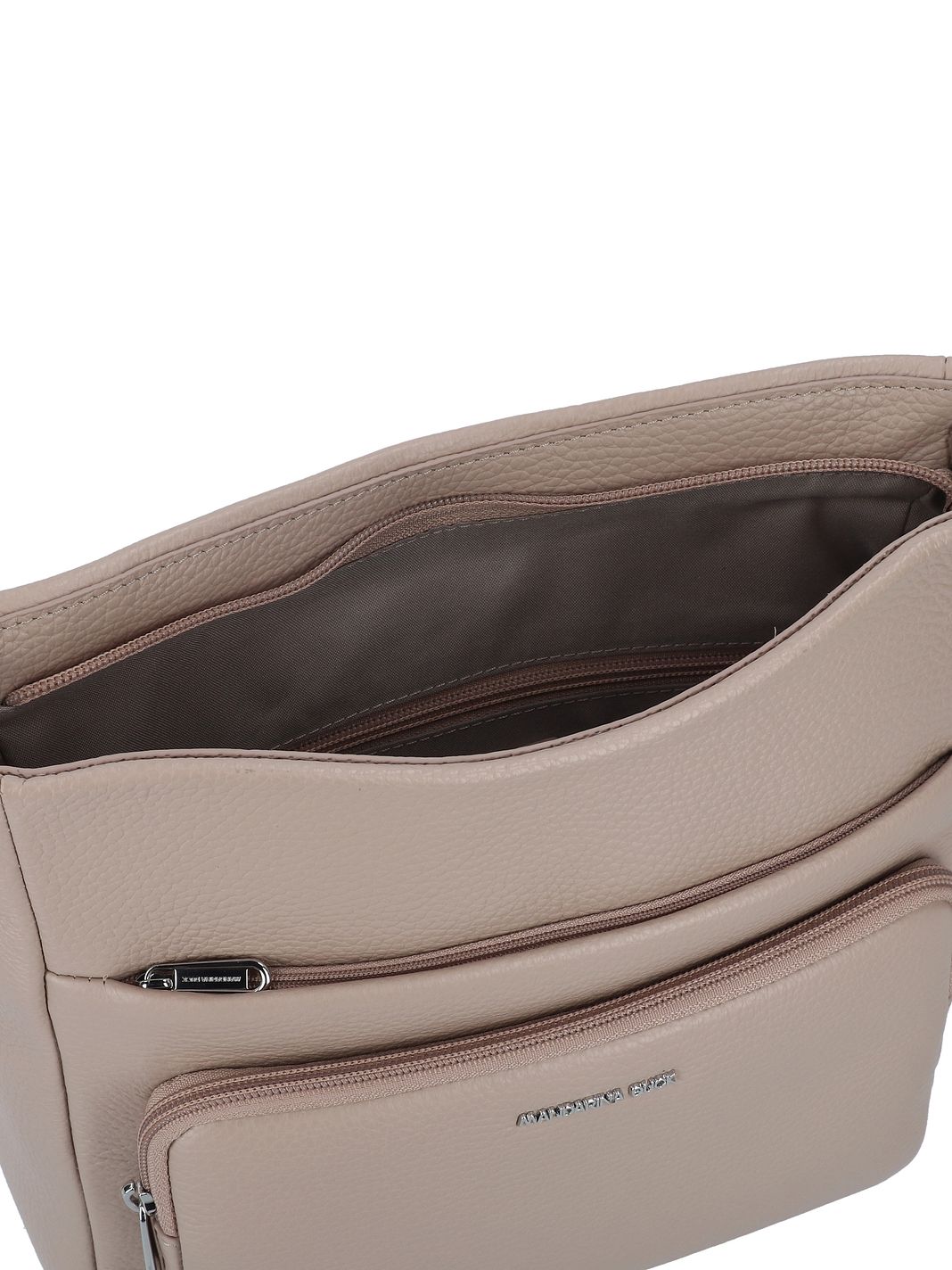 Mandarina Duck Mellow Leather Crossbody taška Kůže 30 cm Mandarina Duck Mellow Leather Crossbody taška Kůže 30 cm