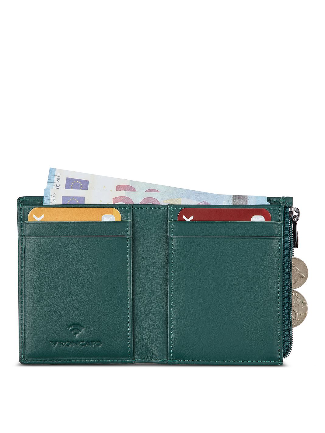 Roncato Detroit Peněženka RFID ochrana Kůže 8 cm