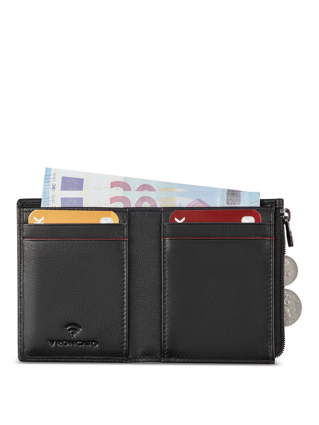 Roncato Detroit Peněženka RFID ochrana Kůže 8 cm
