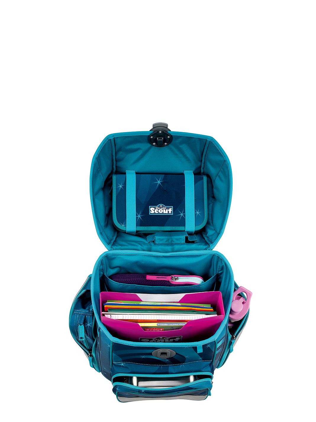 Scout Genius LED Skoletaskesæt 4-delt Scout Genius LED Skoletaskesæt 4-delt