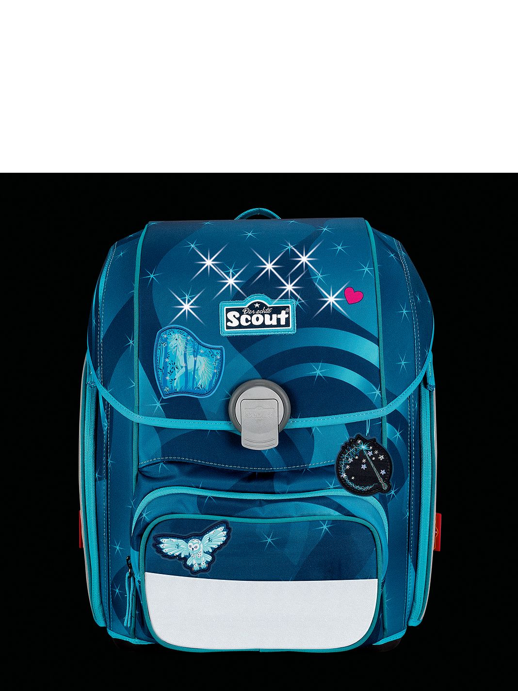 Scout Genius LED Skoletaskesæt 4-delt Scout Genius LED Skoletaskesæt 4-delt