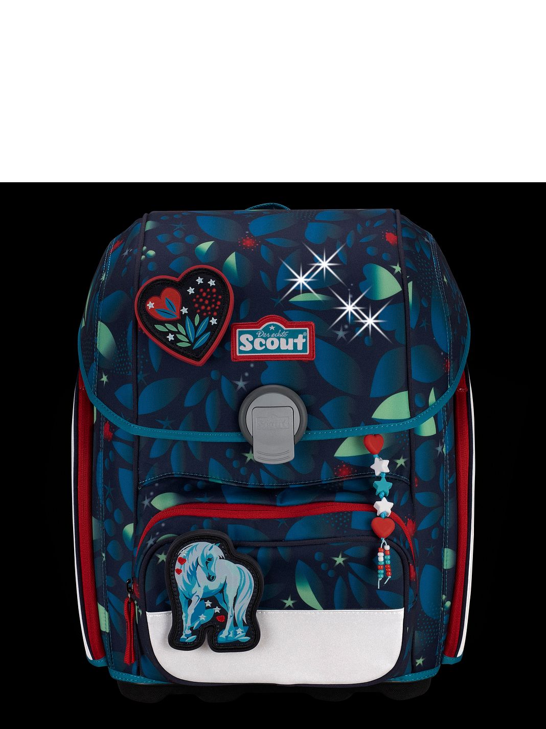 Scout Genius LED Skoletaskesæt 4-delt Scout Genius LED Skoletaskesæt 4-delt