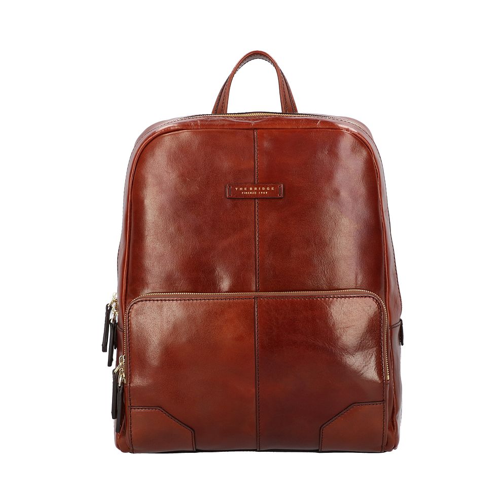 The Bridge Vespucci Zaino da lavoro Vera Pelle 41 cm Vano porta PC The Bridge Vespucci Zaino da lavoro Vera Pelle 41 cm Vano porta PC