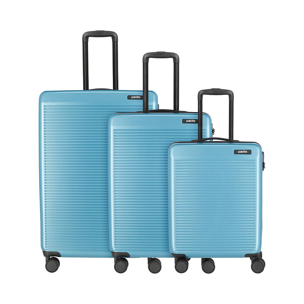 Paklite Sienna 4 ruote Set di valigie 3 pezzi Paklite Sienna 4 ruote Set di valigie 3 pezzi
