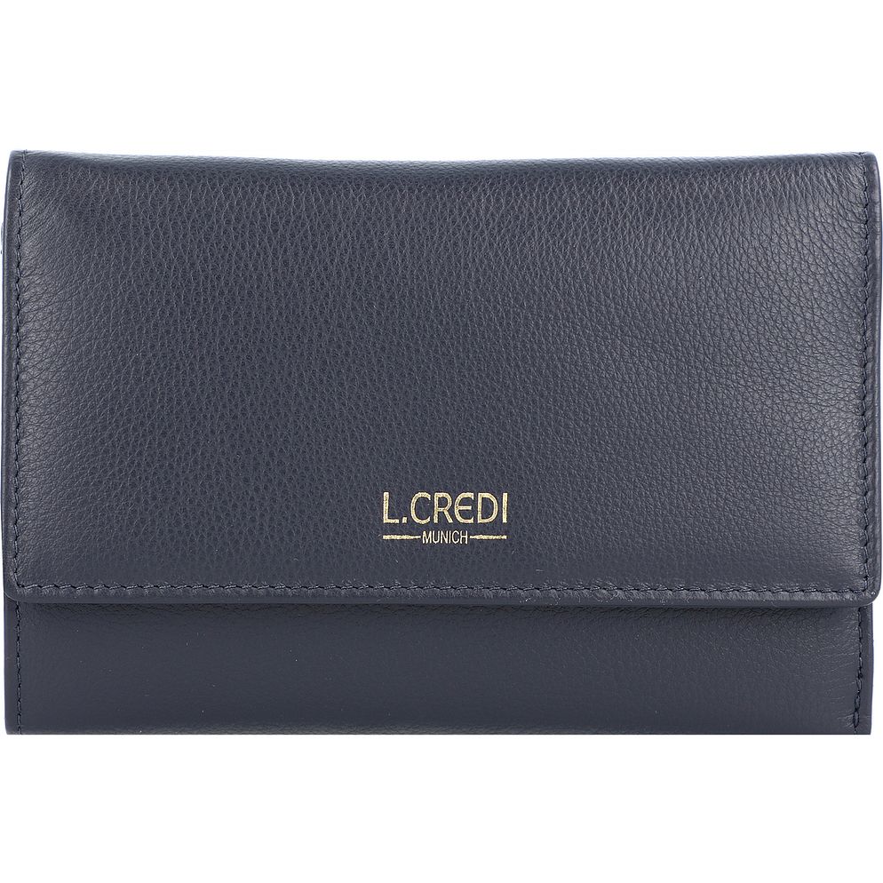 L.CREDI Evelyn Portafoglio Protezione RFID Vera Pelle 14.5 cm L.CREDI Evelyn Portafoglio Protezione RFID Vera Pelle 14.5 cm