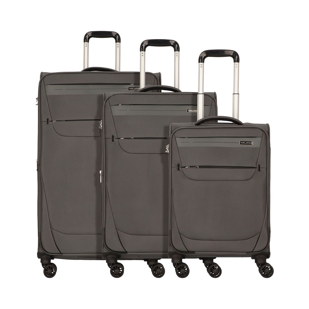 Worldpack Denver 4 ruote Set di valigie 3 pezzi Worldpack Denver 4 ruote Set di valigie 3 pezzi