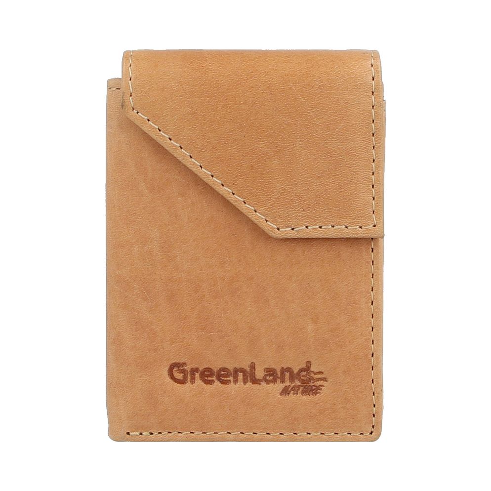 Greenland Nature Portafoglio Protezione RFID Vera Pelle 10 cm Greenland Nature Portafoglio Protezione RFID Vera Pelle 10 cm