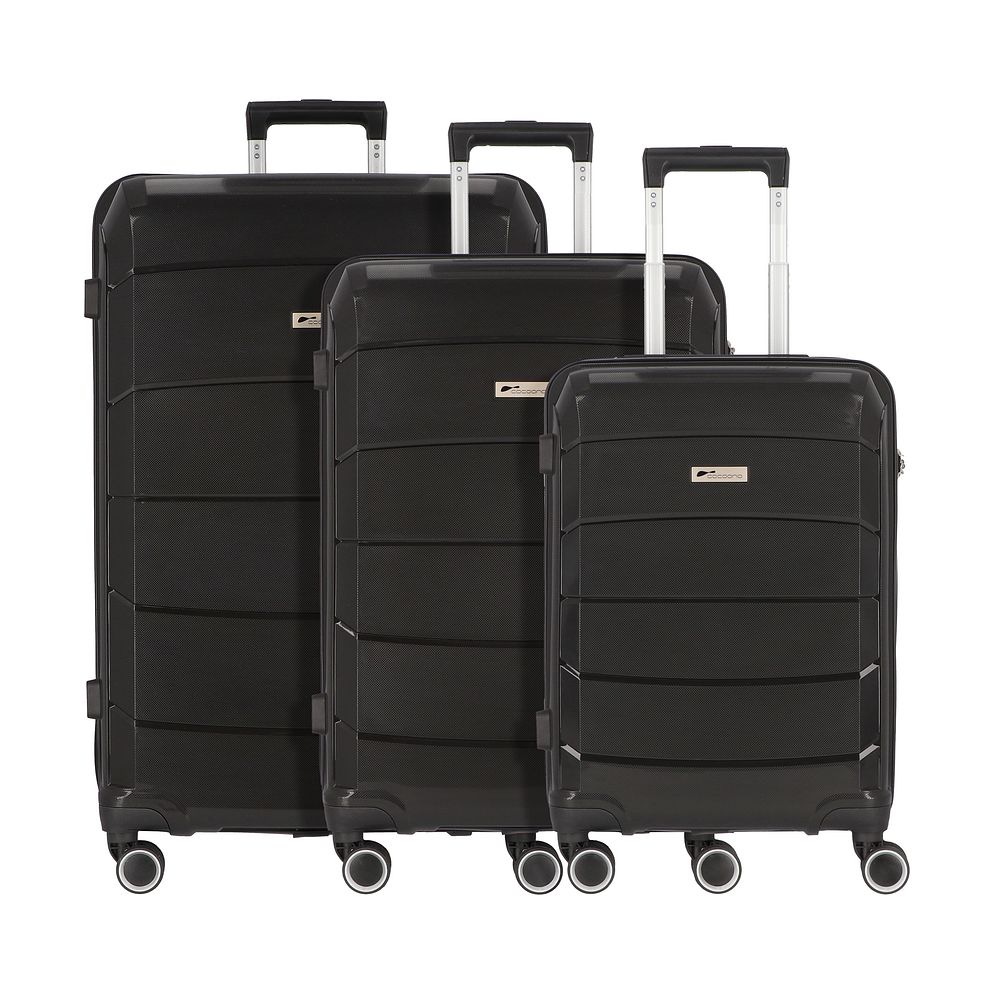 cocoono Cagliari 4 ruote Set di valigie 3 pezzi cocoono Cagliari 4 ruote Set di valigie 3 pezzi