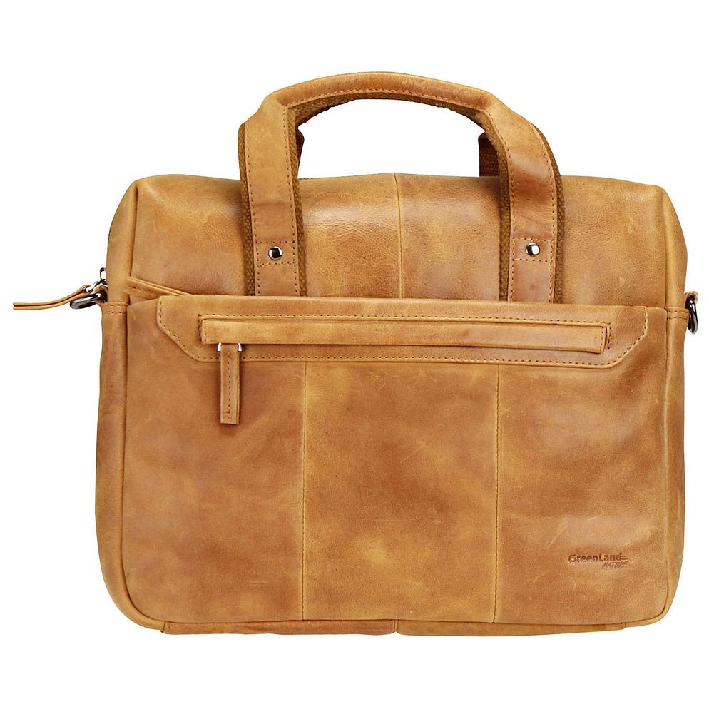 Greenland Nature Light Valigetta Vera Pelle 37 cm Greenland Nature Light Valigetta Vera Pelle 37 cm