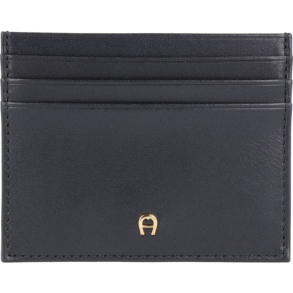 AIGNER Custodia per carta di credito Vera Pelle 10 cm