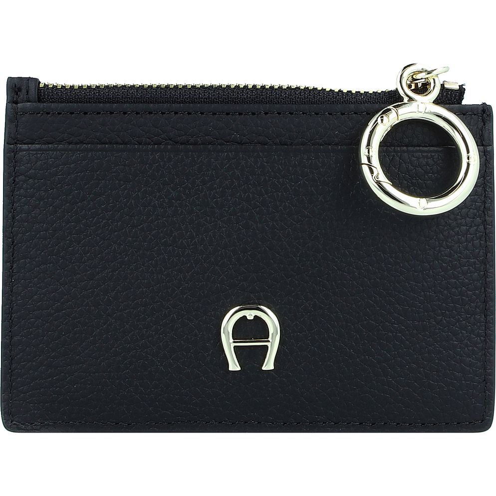 AIGNER Zita Custodia per carta di credito Vera Pelle 12 cm