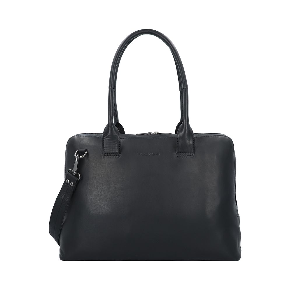 Plevier Structure Canton Borsa a spalla Vera Pelle 44 cm Vano porta PC Plevier Structure Canton Borsa a spalla Vera Pelle 44 cm Vano porta PC