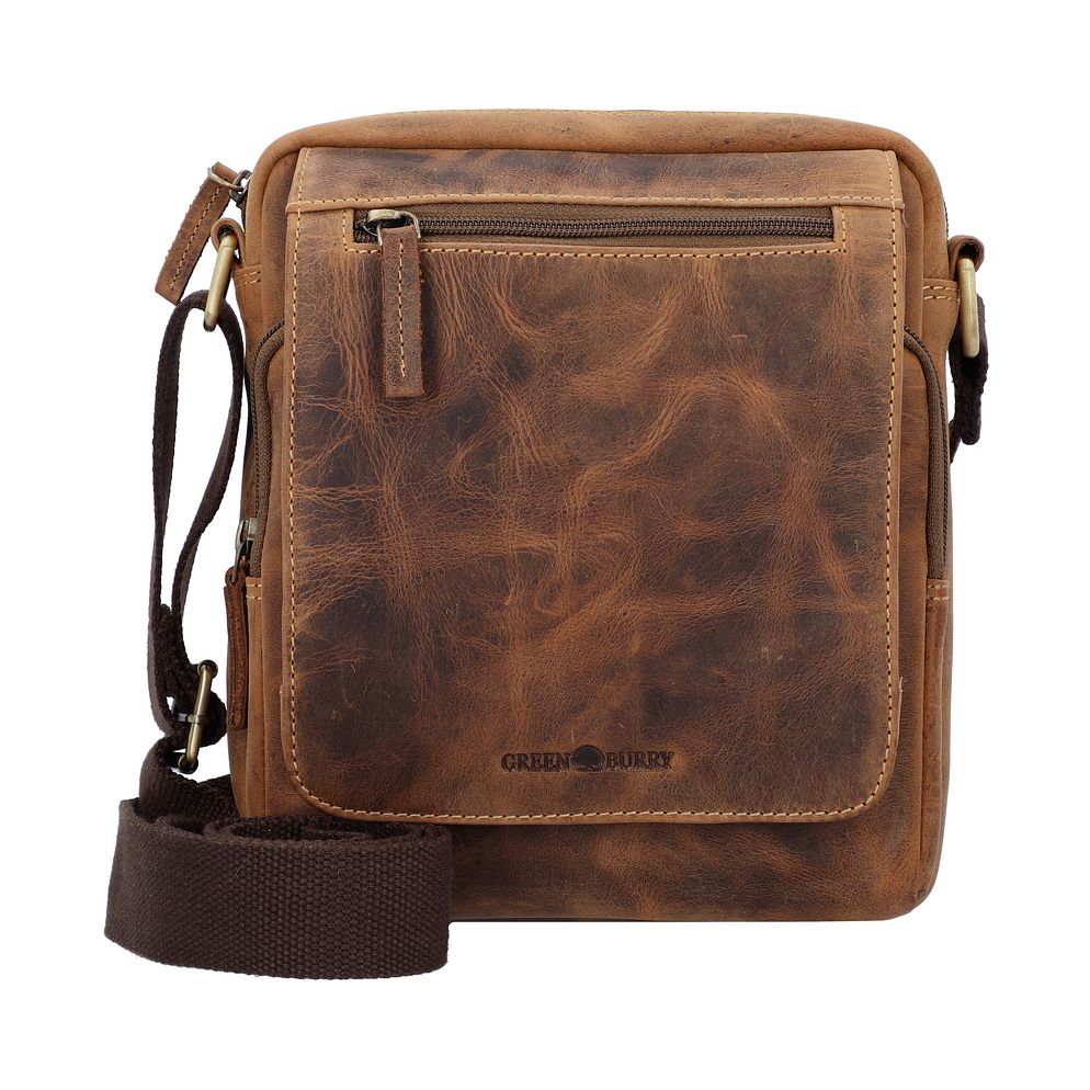 Greenburry Vintage Bolsa de hombro Piel natural 20 cm