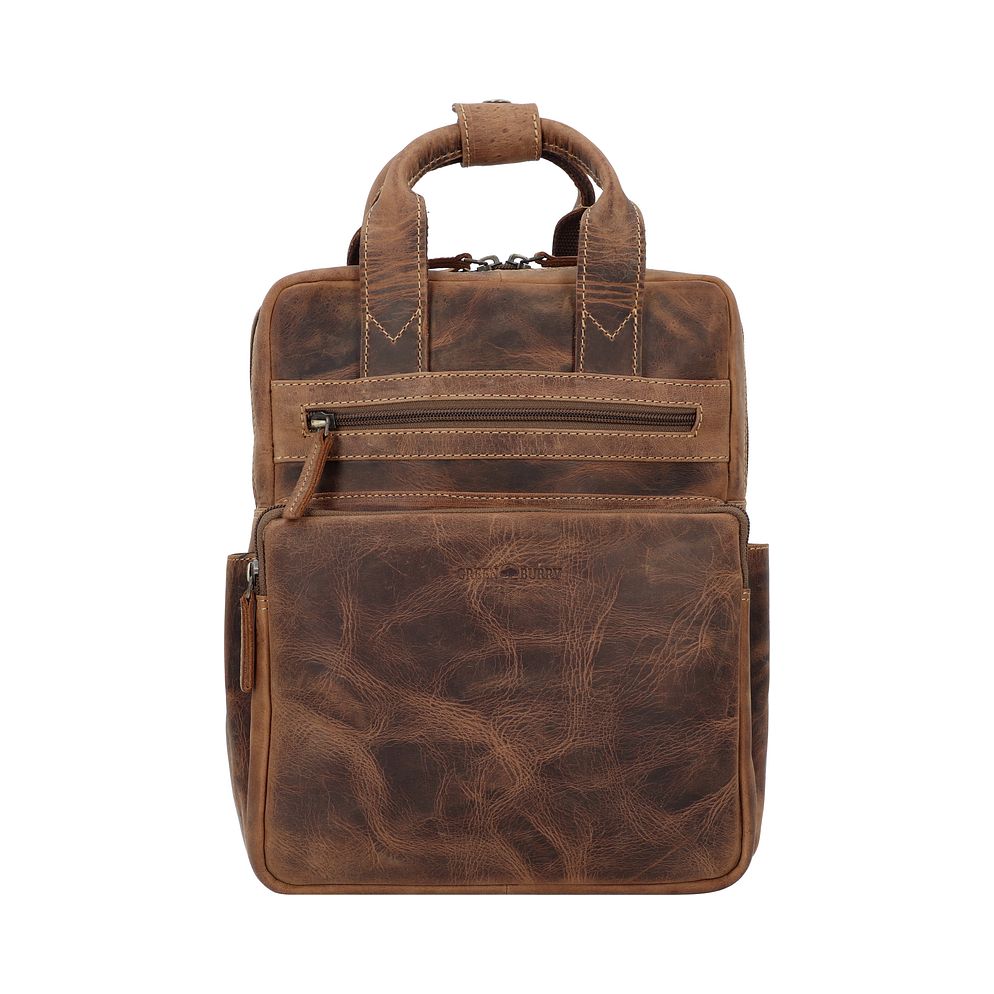 Greenburry Vintage Zaino da giorno Vera Pelle 31 cm