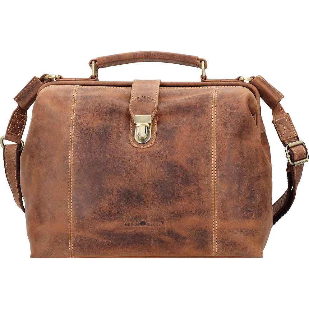 Greenburry Vintage Håndtaske Læder 32 cm