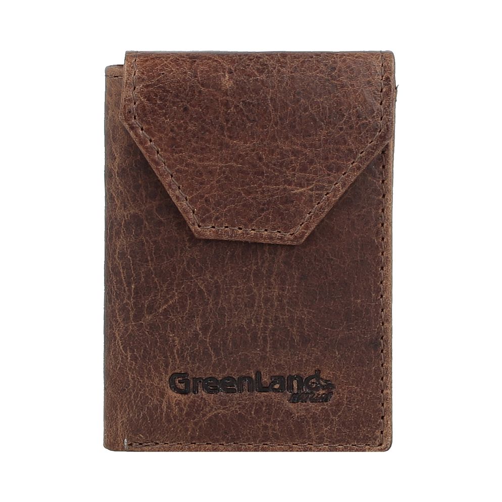 Greenland Nature Montana Portafoglio Protezione RFID Vera Pelle 9.5 cm Greenland Nature Montana Portafoglio Protezione RFID Vera Pelle 9.5 cm