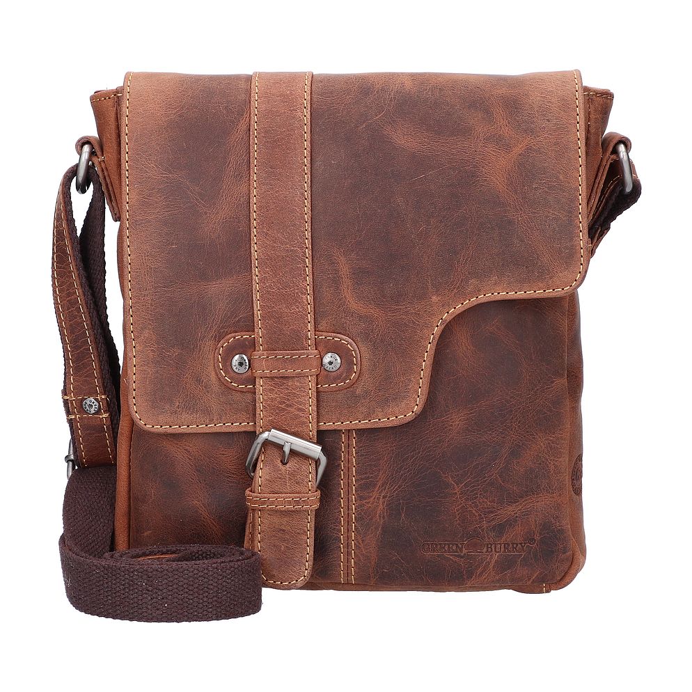 Greenburry Vintage Borsa a tracolla Vera Pelle 22 cm Greenburry Vintage Borsa a tracolla Vera Pelle 22 cm