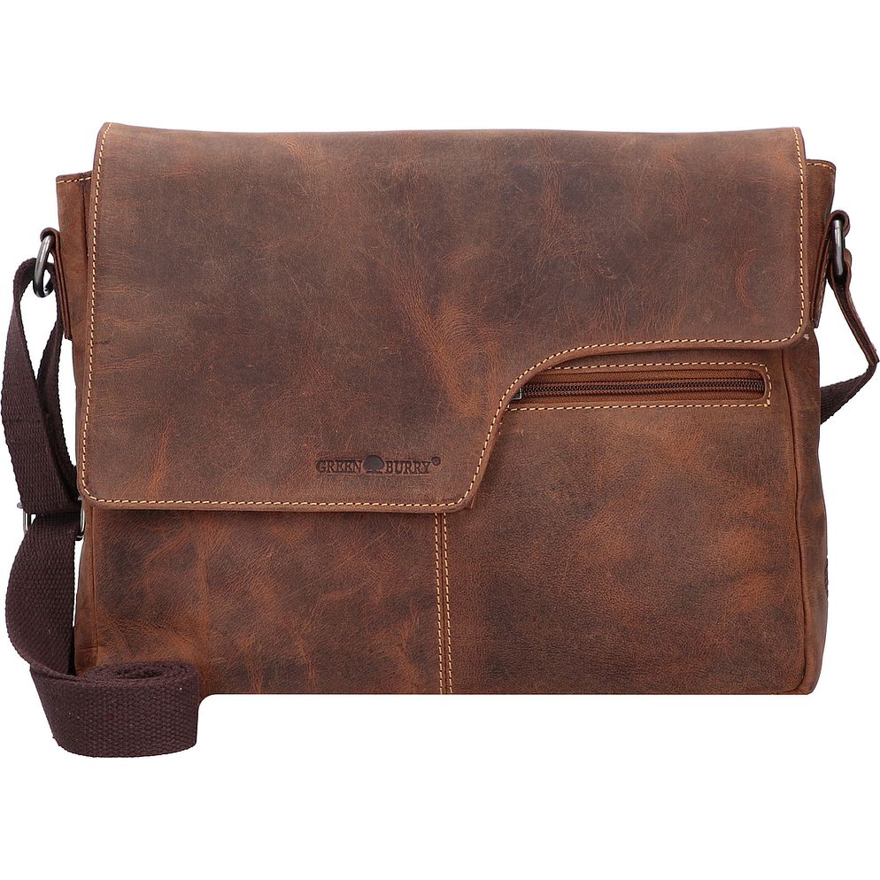 Greenburry Vintage Bolsa de hombro Piel natural 32 cm