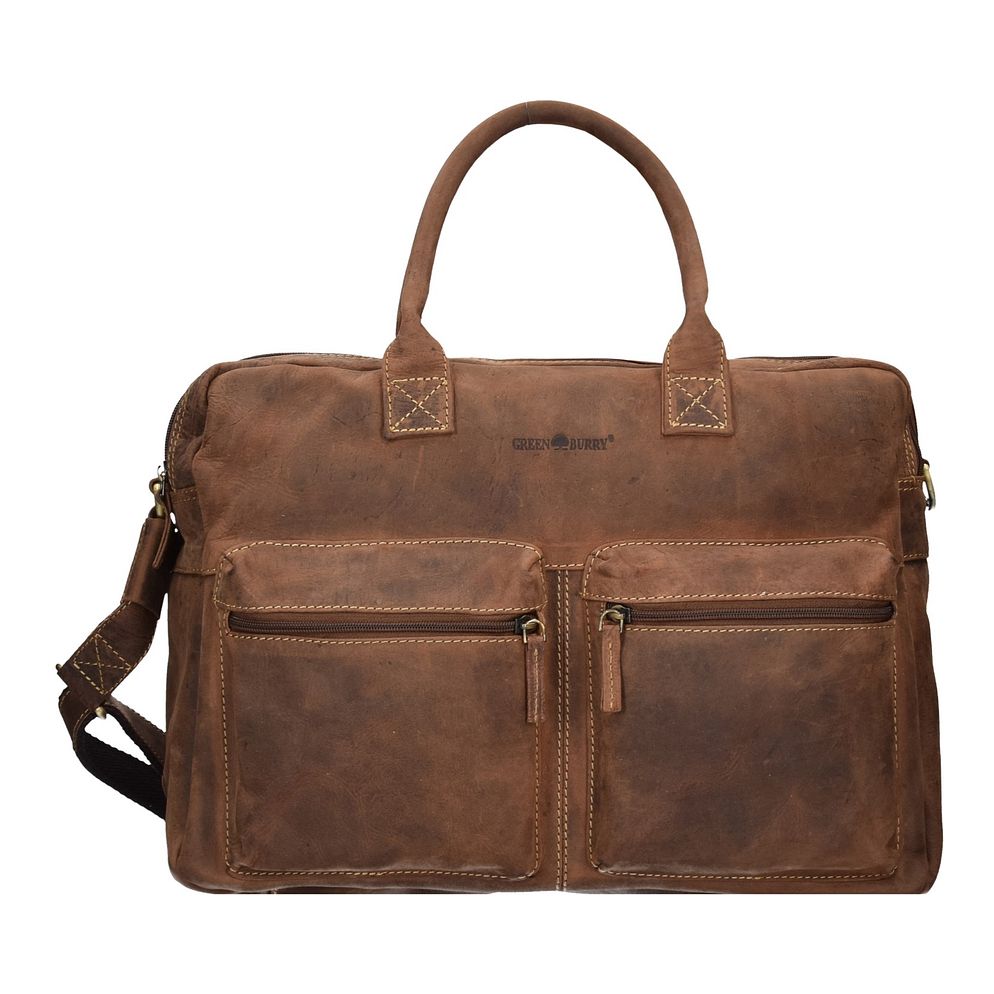 Greenburry Vintage Valigetta Vera Pelle 40 cm Greenburry Vintage Valigetta Vera Pelle 40 cm