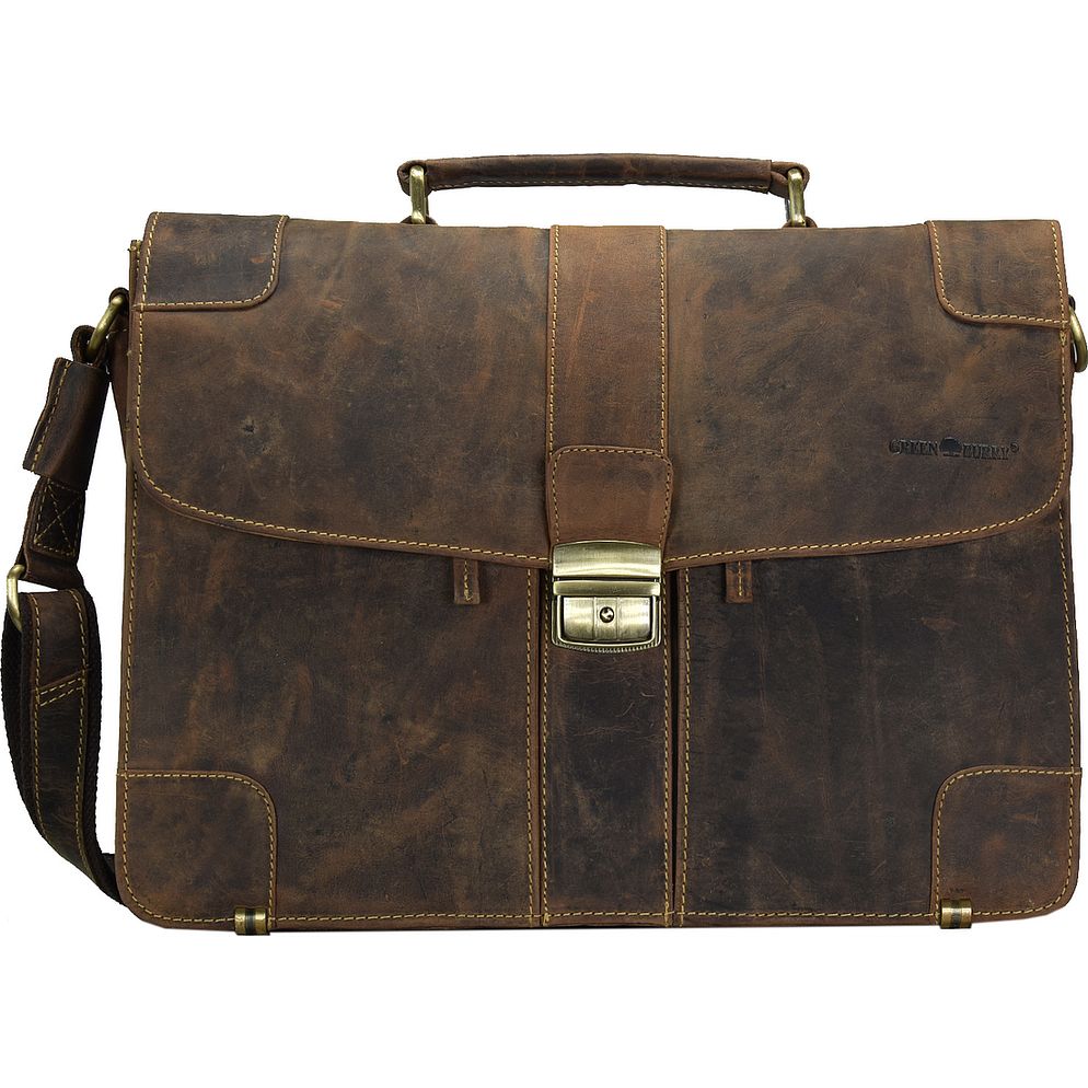 Greenburry Vintage Dokumenttaske Læder 38.5 cm