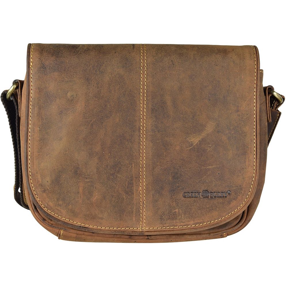Greenburry Vintage Borsa a tracolla Vera Pelle 28 cm Greenburry Vintage Borsa a tracolla Vera Pelle 28 cm