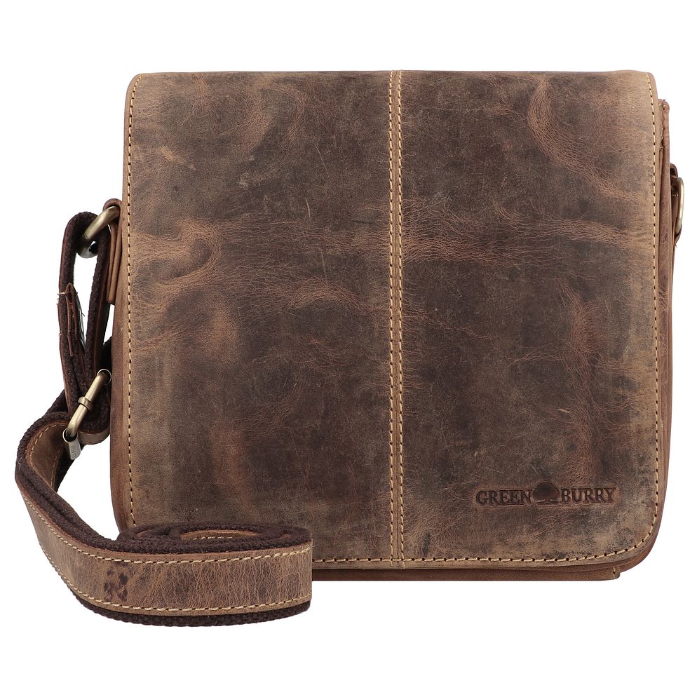 Greenburry Vintage Crossbody taske Læder 20 cm