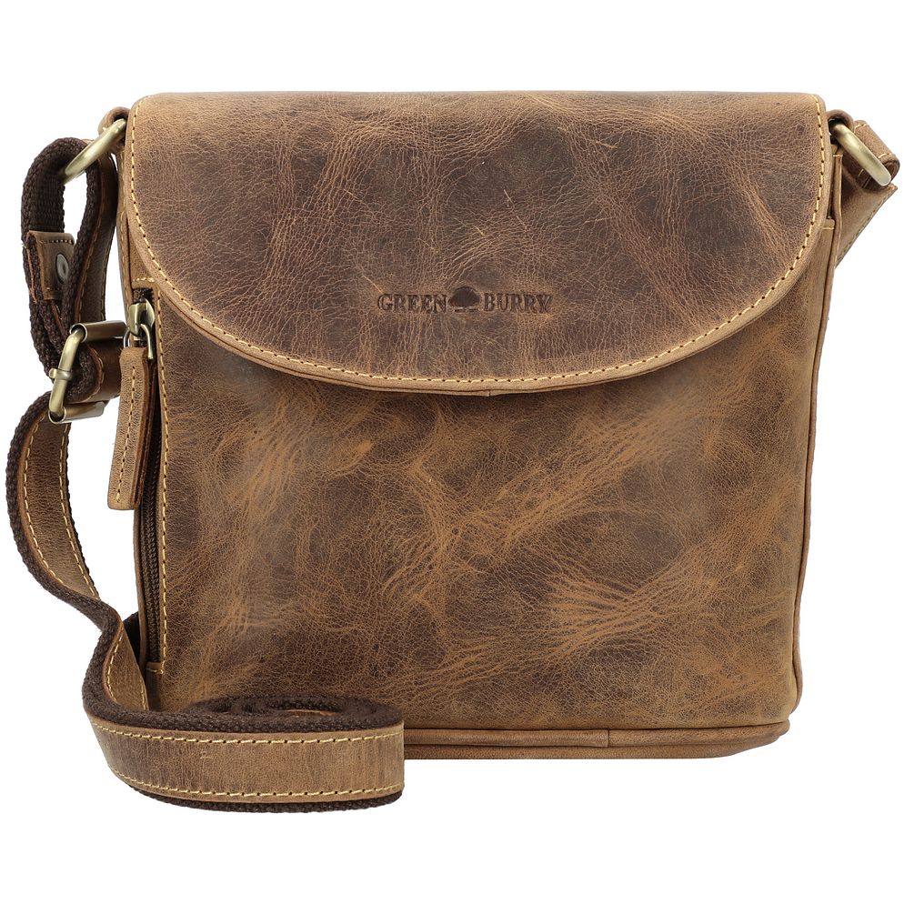 Greenburry Vintage Borsa a tracolla Vera Pelle 20 cm Greenburry Vintage Borsa a tracolla Vera Pelle 20 cm