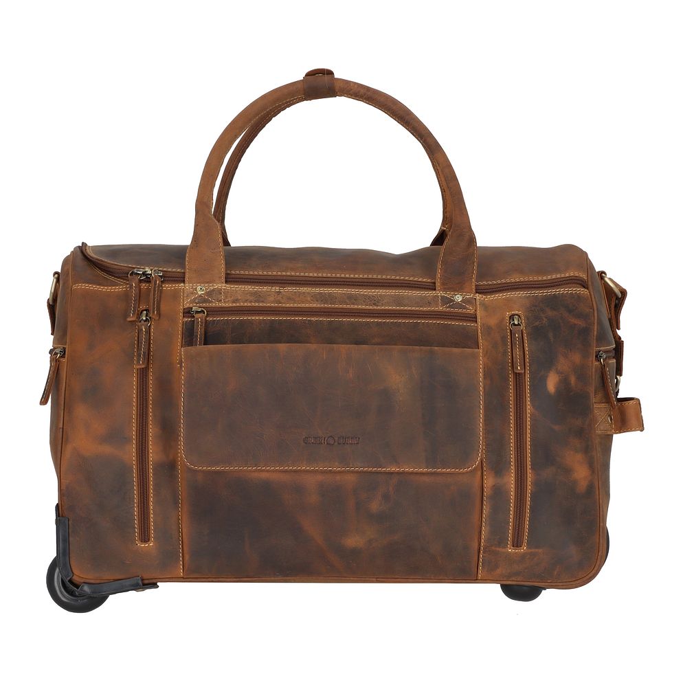 Greenburry Vintage 2 ruote Borsa da viaggio Vera Pelle 32 cm Greenburry Vintage 2 ruote Borsa da viaggio Vera Pelle 32 cm