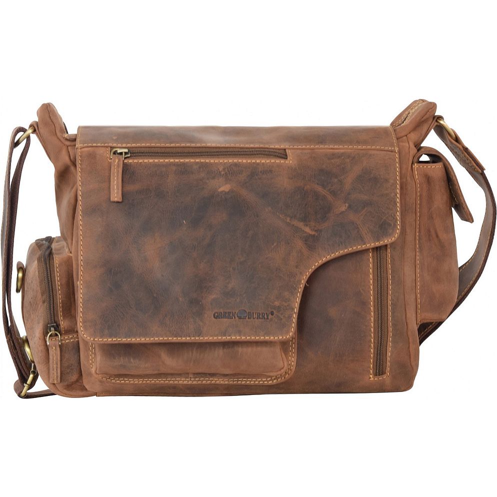 Greenburry Vintage Messaggero Vera Pelle 39 cm Greenburry Vintage Messaggero Vera Pelle 39 cm