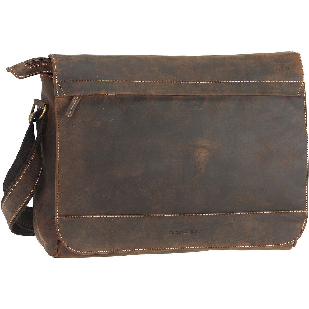 Greenburry Vintage Messengertaske Læder 36 cm