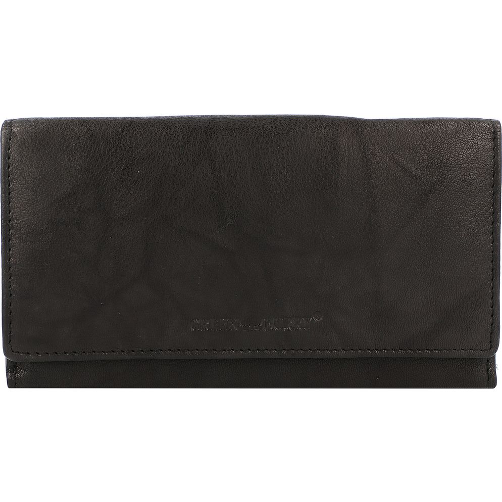 Greenburry Basic Portafoglio Protezione RFID Vera Pelle 17 cm Greenburry Basic Portafoglio Protezione RFID Vera Pelle 17 cm