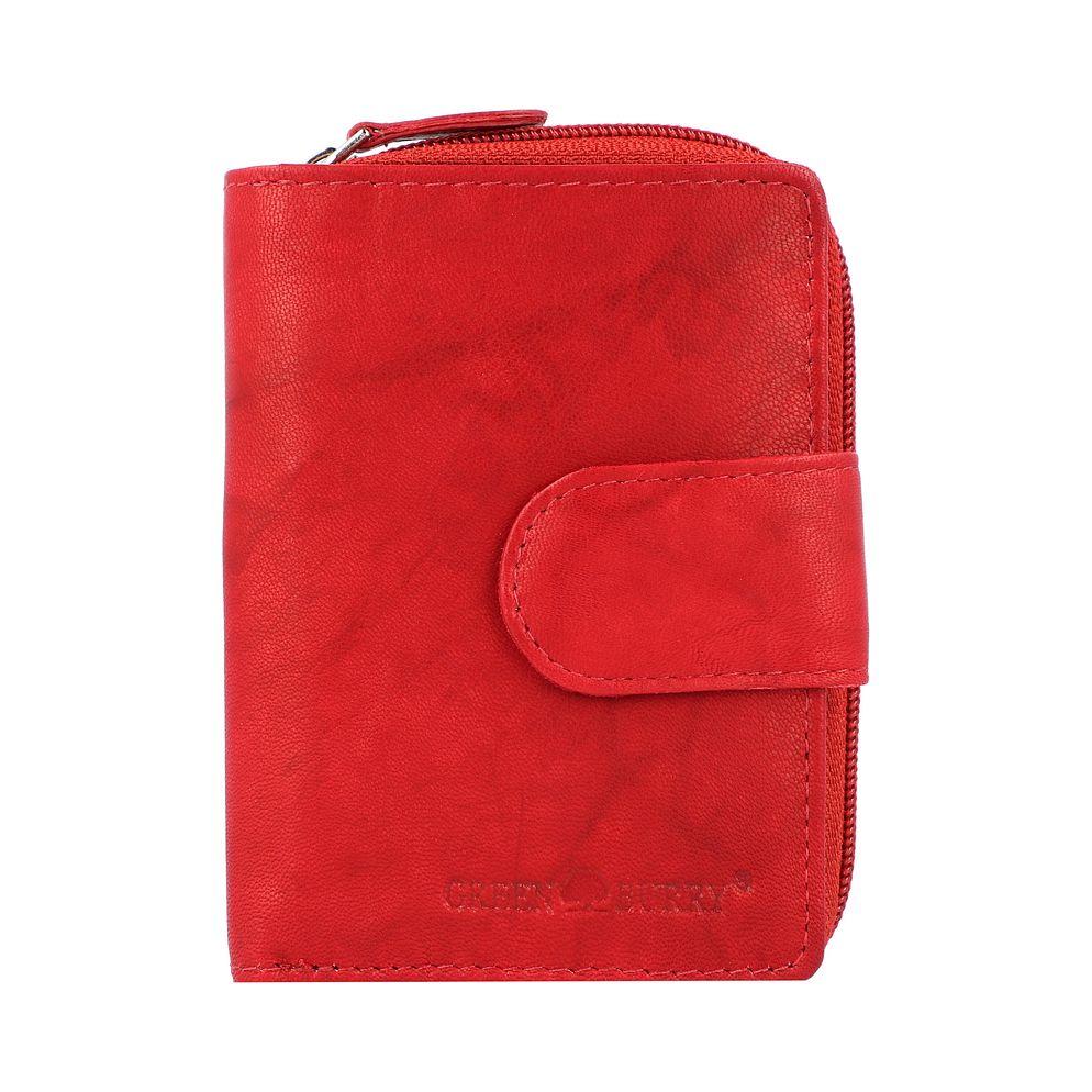 Greenburry Basic Portafoglio Protezione RFID Vera Pelle 2 cm