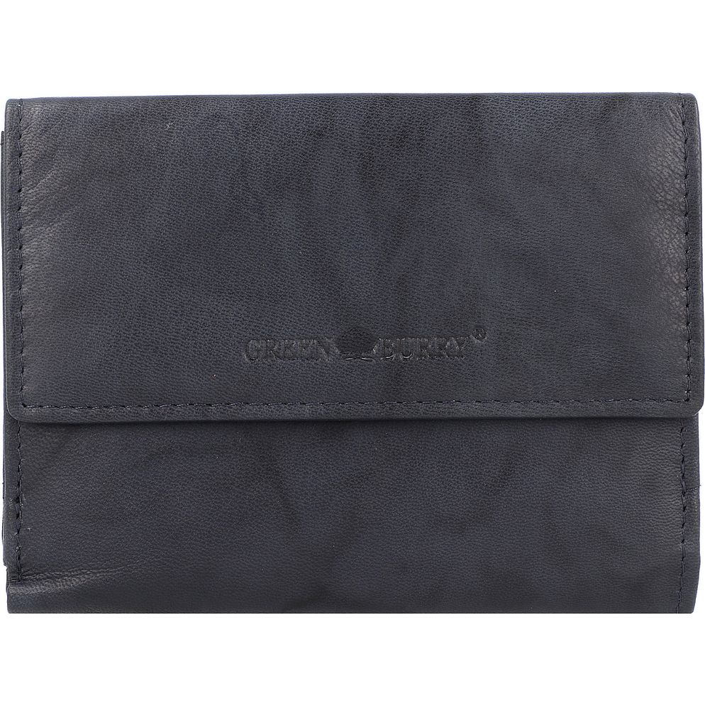 Greenburry Basic Portafoglio Protezione RFID Vera Pelle 13 cm Greenburry Basic Portafoglio Protezione RFID Vera Pelle 13 cm