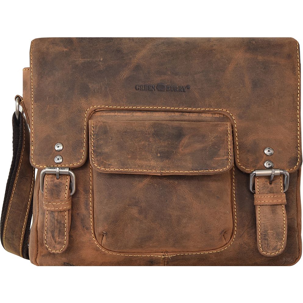 Greenburry Vintage Revival Bolsa de hombro Piel natural 28 cm