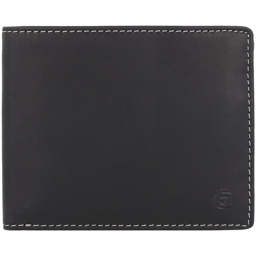 Esquire Dallas Portafoglio Protezione RFID Vera Pelle 12 cm