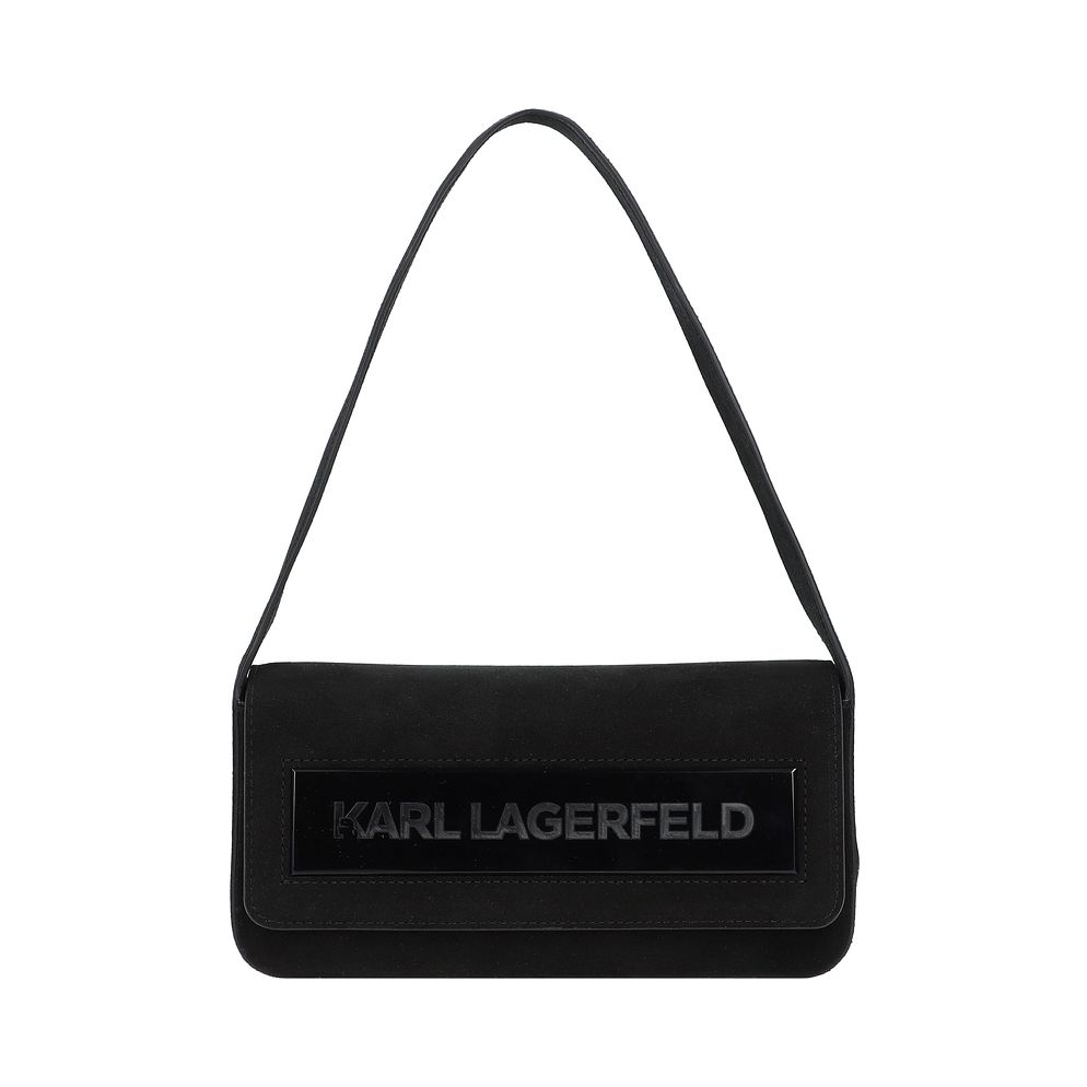 Karl Lagerfeld Essential Borsa a spalla Vera Pelle 24 cm