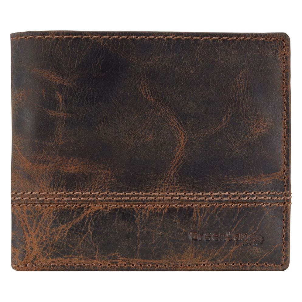 Greenland Nature Classic Portafoglio Vera Pelle 12.5 cm Greenland Nature Classic Portafoglio Vera Pelle 12.5 cm