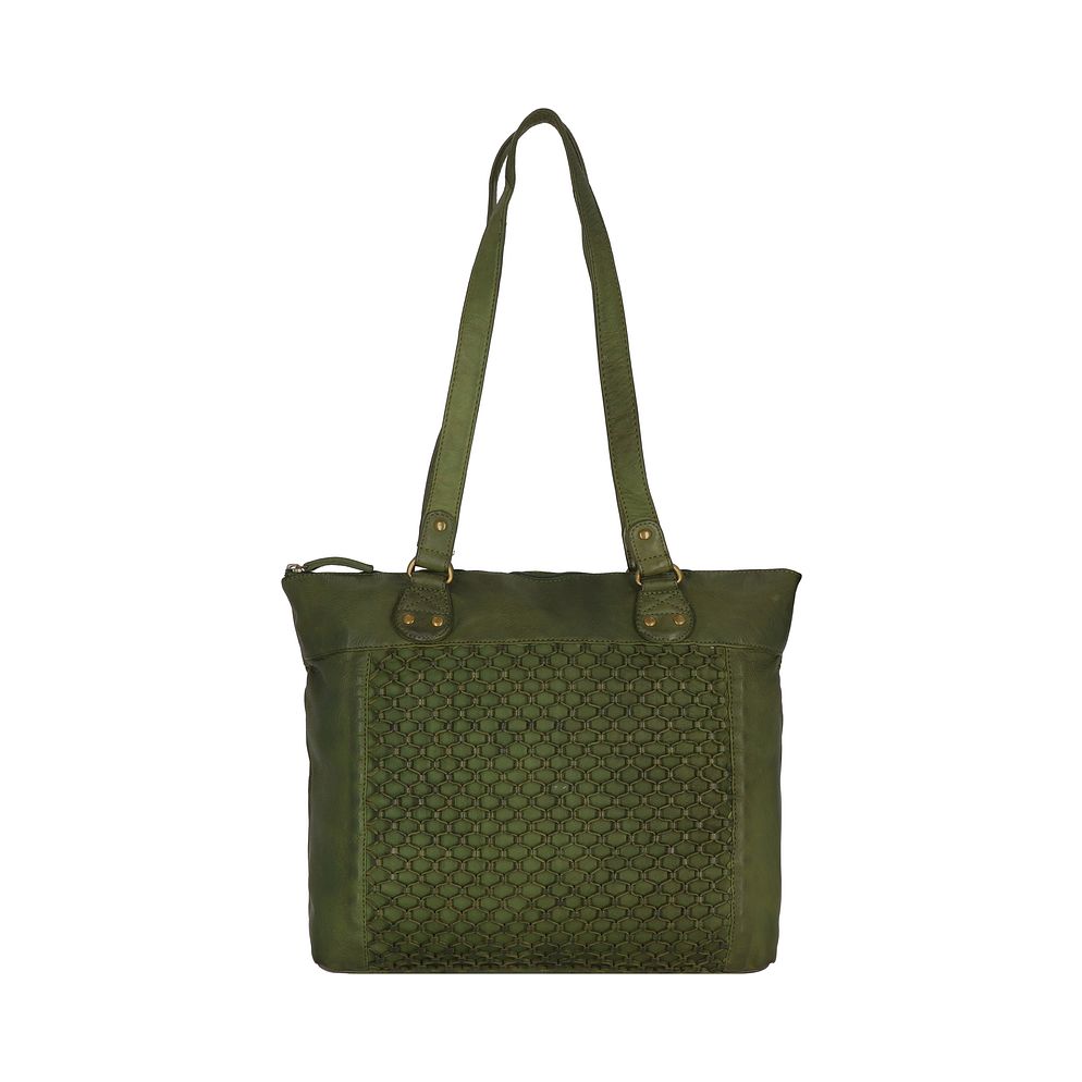 Greenland Nature Femi & Nine Borsa a spalla Vera Pelle 35 cm Greenland Nature Femi & Nine Borsa a spalla Vera Pelle 35 cm