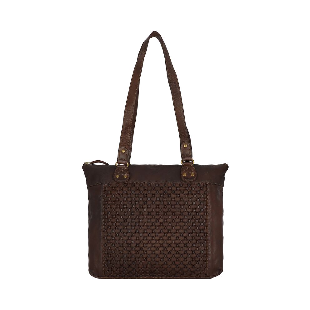 Greenland Nature Femi & Nine Borsa a spalla Vera Pelle 35 cm Greenland Nature Femi & Nine Borsa a spalla Vera Pelle 35 cm