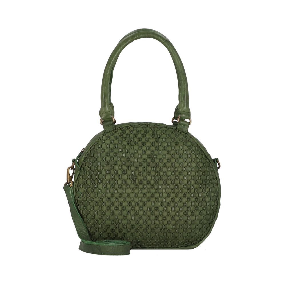 Greenland Nature Femi & Nine Borsa a spalla Vera Pelle 34 cm