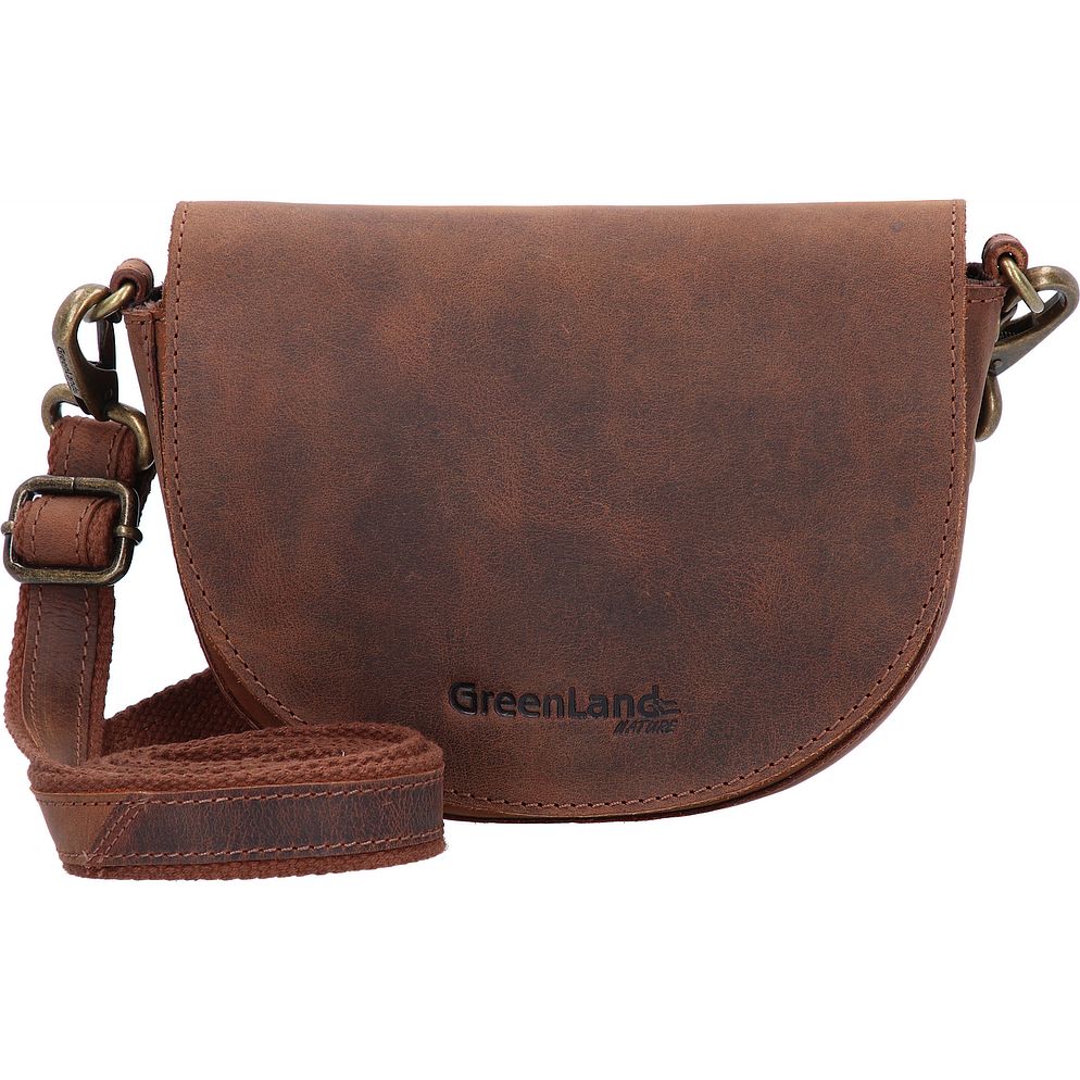 Greenland Nature Montenegro Borsa a tracolla Vera Pelle 12 cm