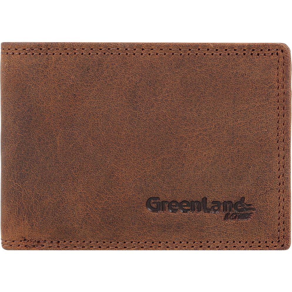 Greenland Nature Montenegro Portafoglio Protezione RFID Vera Pelle 10.5 cm Greenland Nature Montenegro Portafoglio Protezione RFID Vera Pelle 10.5 cm