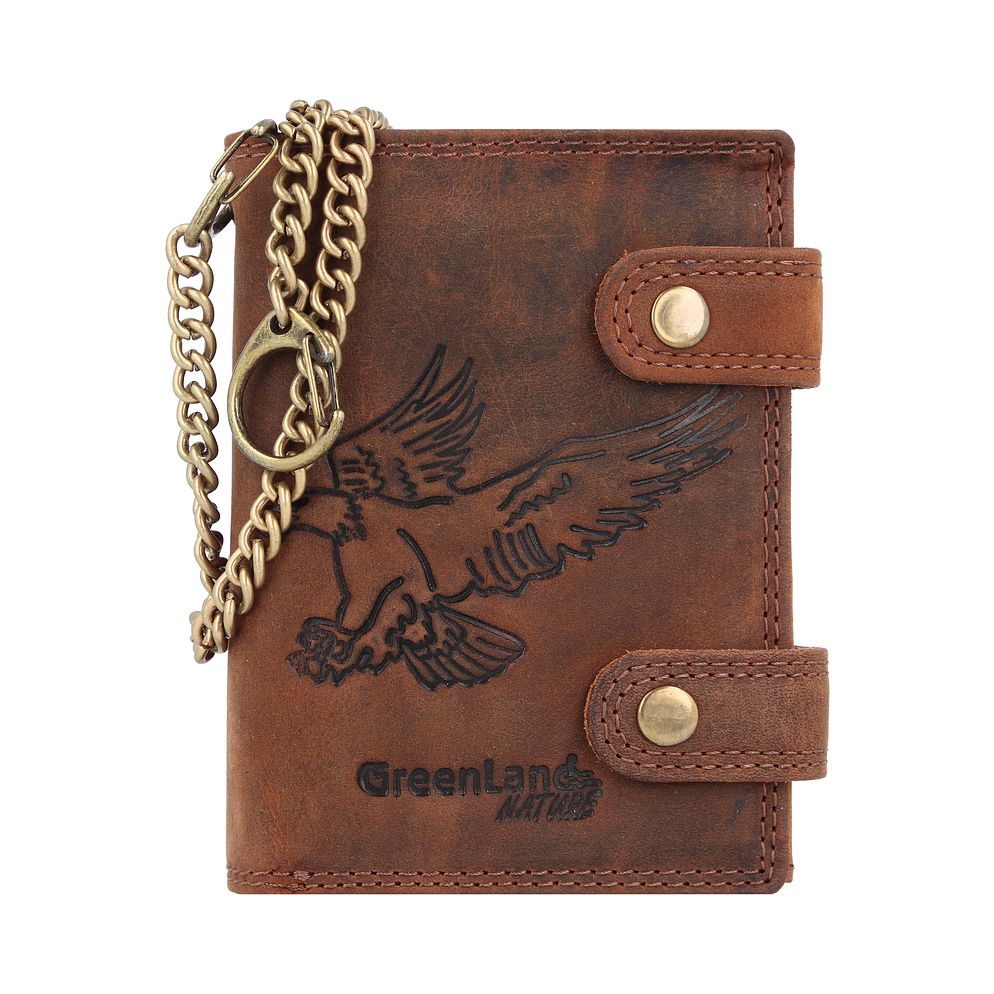 Greenland Nature Montenegro Portafoglio Protezione RFID Vera Pelle 2 cm Greenland Nature Montenegro Portafoglio Protezione RFID Vera Pelle 2 cm